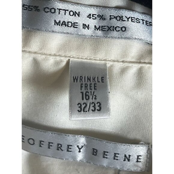 Handmade Retro Cat Embroidery Shirt Button Up 16.5 Cream Glam Classic Chic 80s - Picture 3 of 16